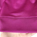 Reebok Zip-Up Hoodie Fitted Sweatshirt Running Sport Jacket Purple Black Size L Photo 11