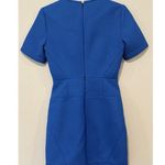 Tibi Dress Womens Half Sleeve Mini Scuba Cobalt Blue Dress Size Small 1769 Photo 5