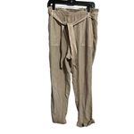 Treasure & Bond  Tan High Waist Paper Bag Pants Photo 1