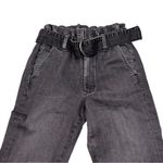 EXPRESS NEW Black Super High Waist Paperbag Ankle Jeans Pants Women’s size 4 Photo 4