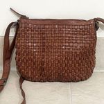 Vilenca Holland Woven Brown Supple Leather Crossbody Bag Anthropologie Photo 0