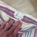 Anthropologie  Low-Rise Flare Pants striped size 12 tall Photo 7