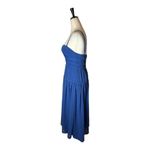 TALULAH La Maison  Dress Womens Small Blue And‎ Black Polka Dot Sorrento Midi Photo 7