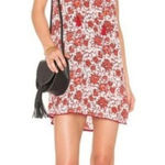 Poupette St. Barth Lola Mini Dress Red Orange Floral Size S Photo 0