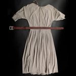 R&K ORIGINALS Vintage Short Sleeve Fit and Flare Brown and White Gingham Dress S Photo 9