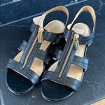 Michael Kors Leather Zipper Sandal Photo 0