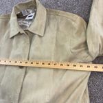 DKNY  Classic Beige Suede Blazer Jacket Womens Size Medium Button Front Pockets Photo 4