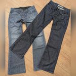 joe's jeans Bundle 2 Pairs 27 Bootcut Boot Flare Leg Dark Wash Designer Denim Photo 1