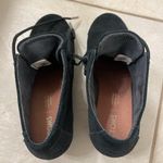 Toms Women’s  Suede Black Booties Size 8 Photo 4