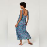 rtr Warm Blue Big Love Maxi sz 2 Medium M floral printed boho blue purple Pink Photo 1