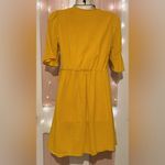 Old Navy Yellow Wrap Dress by Photo 1