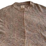 Billabong  Loose Knit Women’s Sweater Shirt Size Small Crop Multicolor Pink/Peach Photo 3