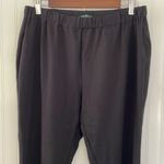 Ralph Lauren LAUREN  women’s‎ black stretch boot cut yoga pants elastic waist 1X Photo 2