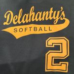 Sport-tek Green Delahanty's Softball #2 Jersey Shirt Size Small Photo 2