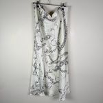 Hailey Chain Printed Satin Slip Skirt Size 1X Photo 5