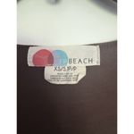 Free People  Beach Cover Up Womens XS S Brown Boho Lagenlook Knit Oversized Slits Photo 2