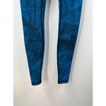 Lululemon Wunder Under Pant III Luon Spray Jacquard Shocking Blue Black Size 4 Photo 3