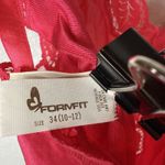 Halston Formfit Vintage Satin Lace Teddy Bodysuit Size 34 S Hot Pink Nylon Photo 6