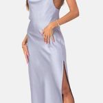 Adika Brinkley Satin Finish Maxi Dress Photo 0