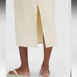 Lululemon NWT All Aligned Ribbed Midi Dress / LTIV (Light Ivory) Photo 2