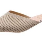 Kitten Heel Sand Summer Mule Slide Tan Size 8 Photo 0