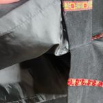 Vintage silk club petites embellished pencil skirt Black Size 12P Photo 7