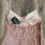 Retrofête Retrofete Katya Dress in Dusty Peach XL Maxi Sequins Cowl Neck Sleeveless NWT Photo 6