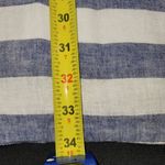 Beach Lunch Lounge Womens White & Blue Linen Sleeveless Knee Length Dress Size S Photo 12