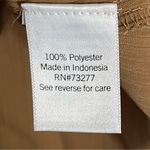 Nine West Women’s  Button‎ Front Ruffle Sleeve Tank Top Size 2XL Goldish Bronze Photo 3