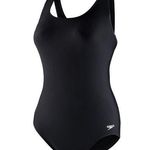 Speedo  Swimsuit Endurance Ultraback Solid Contemporary Cut Size 16 EUC #0496-DS Photo 0