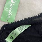 Honeydew Women's Bralette Black Sheer High Neck Strappy Back Size Medium Photo 3