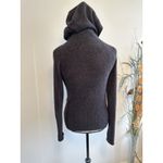Barefoot Dreams  CozyChic Lite Knit Black Zip‎ Up Sweater Hoodie Size Small Photo 2