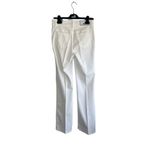 Love moschino Gabardine Stretch 30 Flare Trousers White Pants Photo 6