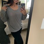 Victoria's Secret Victoria’s Secret Gray‎ Pajama Top with bow NWT Photo 3