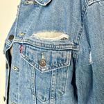 Levi's NEW Levi’s Ex-Boyfriend Destroyed Trucker Jacket size Small NWT Photo 13