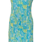 Dress Barn Hibiscus Floral Tropical Sleeveless Sweetheart Neckline Midi Dress (6) Photo 0