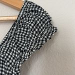 Gap NWT  Black and White Gingham Mini Dress small petite Photo 8