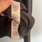 Velvet by Graham&Spencer Slashed Cut Out Upper Arm Lightweight Long Sleeve Top Gray Size M Photo 2