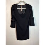 Bailey 44 Black 3/4 Length Button Cuff Sleeves Sheath Dress in Size M Photo 1