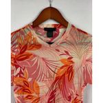 The Limited  Womens Tropical Print Short Sleeve Top  Size S Photo 2
