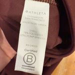 Athleta Persistence Camo Laser cut 7/8 Tights Size XS Antique Burgundy Workout Photo 10