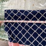 Lands' End Navy Blue Rope Print Knit Dress size Small Photo 6