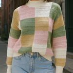 Greylin  Gwen patchwork sweater Photo 0