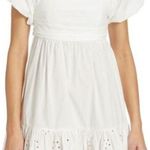En Saison Juliet Eyelet Puff Sleeve Mini Dress White Photo 0