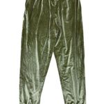 NWT Araminta James Women's Velour Trackpant Khaki Green XS Sweatpants Photo 3