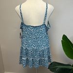 Torrid  Blue Steel Floral Tiered Swing Cami - New - Size 5 (28) Photo 1