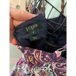 J.Crew  Dress Medallion Paisley Tank Blue Pink White Yellow Sun Sz 6 #81383 Photo 4