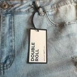 NWT! Rue 21 Light Wash Distressed High Rise Shortie Jean Short Size 20 Blue Photo 7