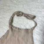 Forever 21  Beige Cropped Knit Halter Tank Top Photo 1