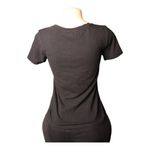 Color Thread #810  Women's Small Black T-Shirt Bold, Brilliant Beautiful Photo 2